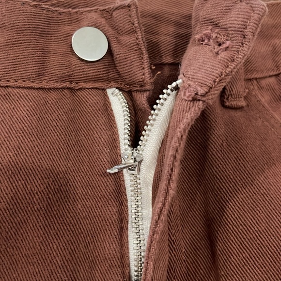 NWOT SHEIN High Waist, Wide Leg, Loose Fitting, brown, Jeans, size S - Picture 13 of 15